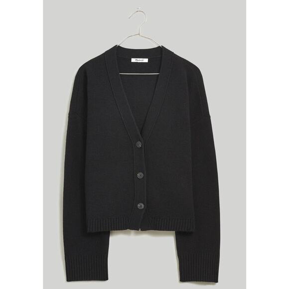 Madewell V-Neck Slim Cardigan Sweater - Picture 1 of 5